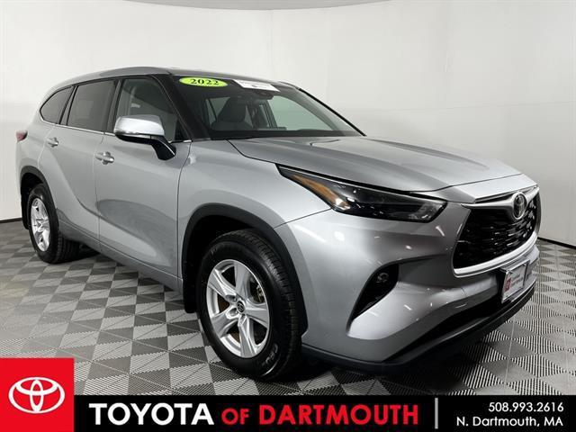 used 2022 Toyota Highlander car, priced at $33,988