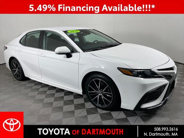 used 2021 Toyota Camry car, priced at $20,988