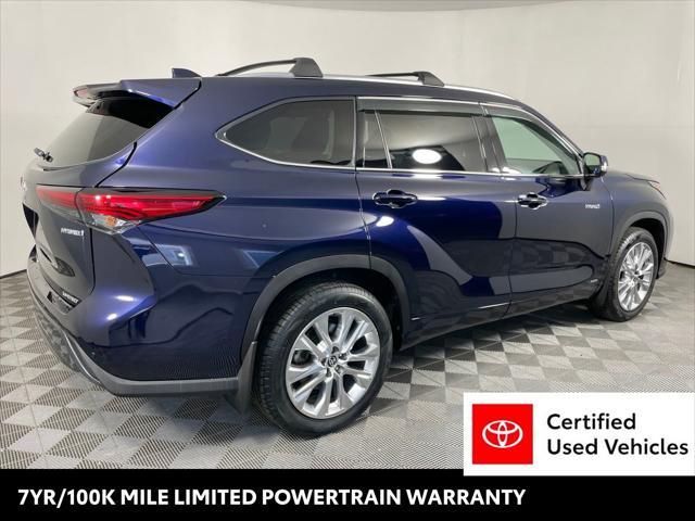 used 2021 Toyota Highlander Hybrid car, priced at $43,988