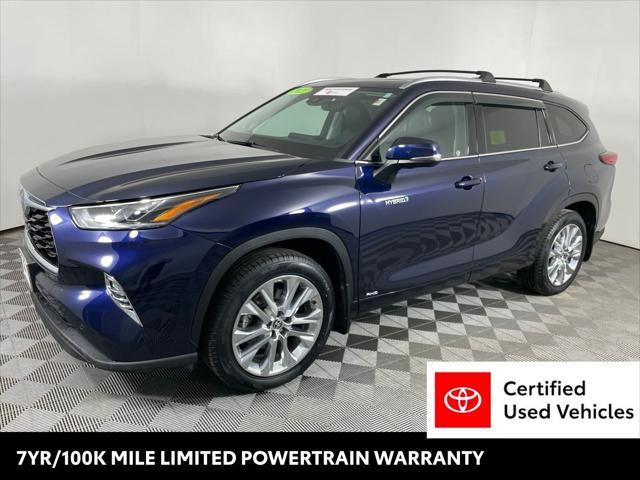 used 2021 Toyota Highlander Hybrid car, priced at $43,988