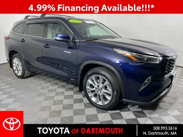 used 2021 Toyota Highlander Hybrid car, priced at $43,988