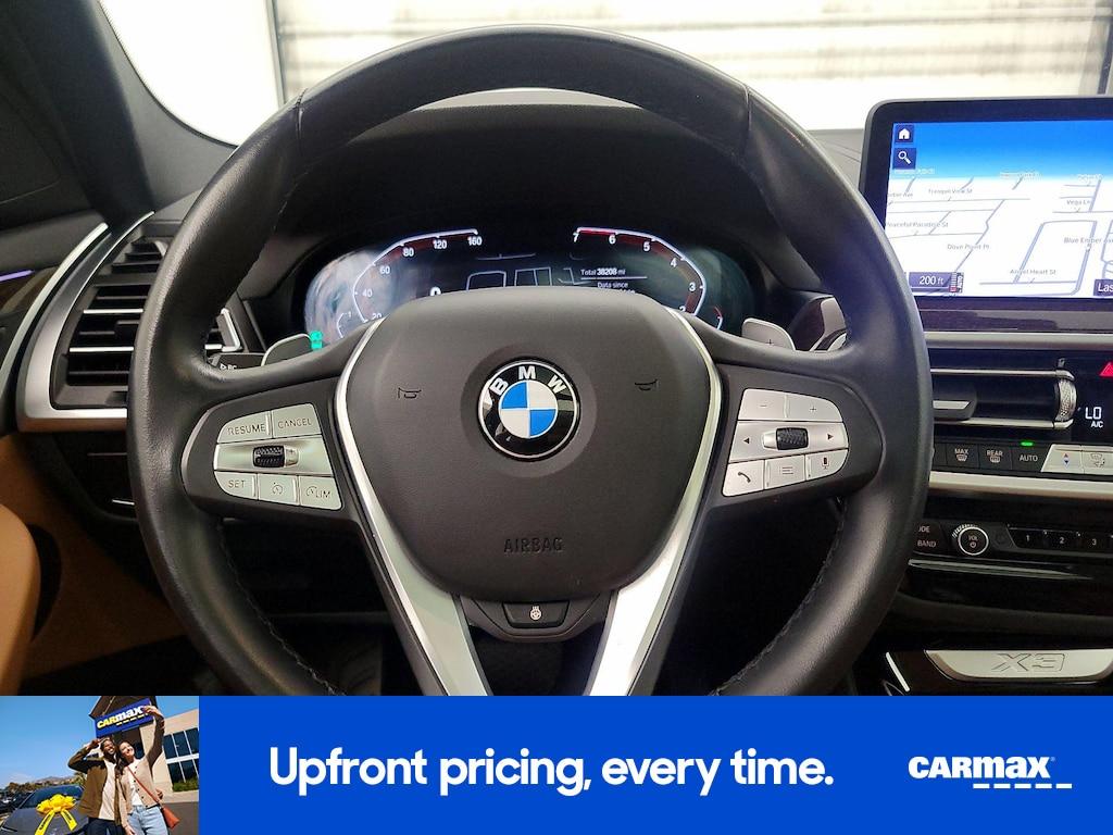 used 2022 BMW X3 car, priced at $29,998