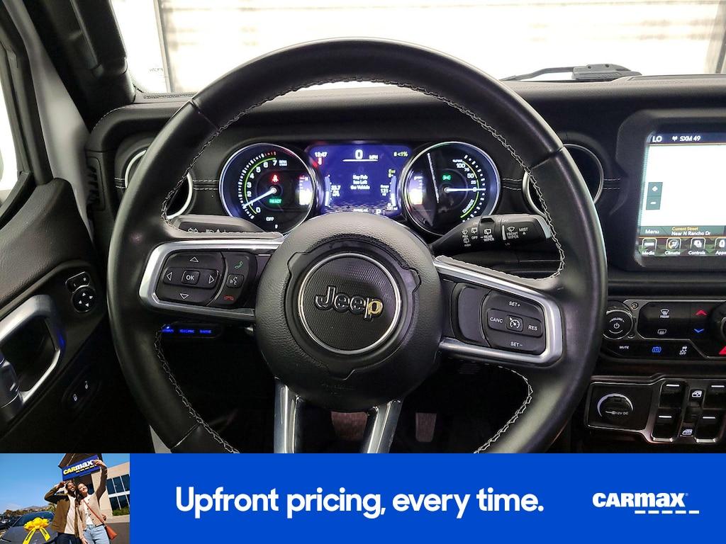 used 2022 Jeep Wrangler Unlimited 4xe car, priced at $32,998
