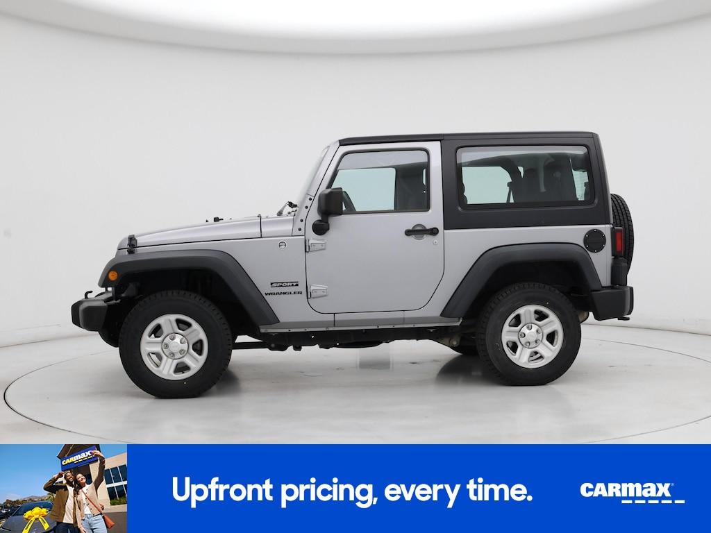 used 2015 Jeep Wrangler car, priced at $17,998
