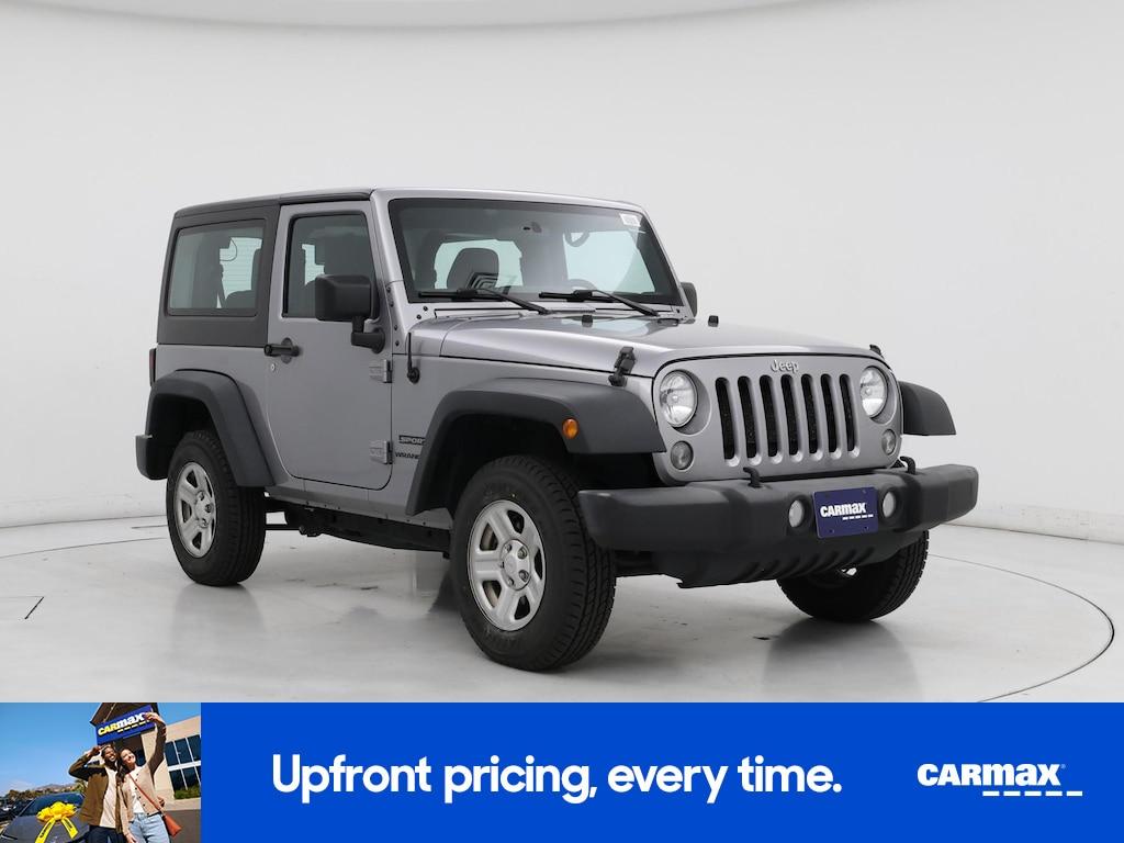 used 2015 Jeep Wrangler car, priced at $17,998