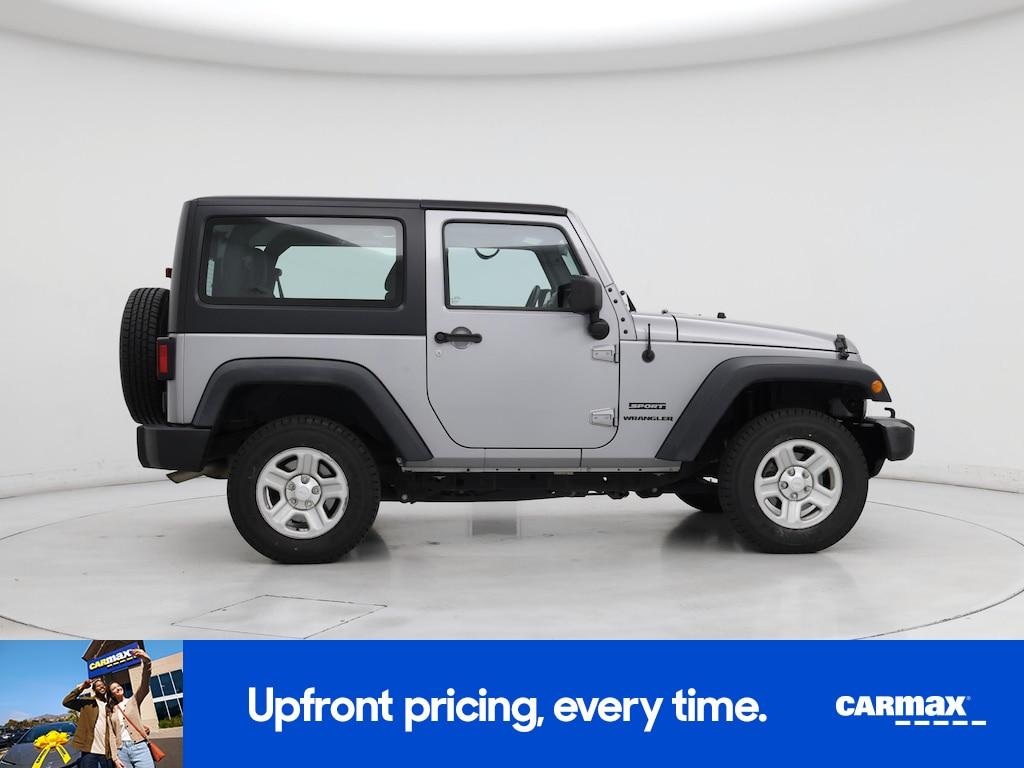used 2015 Jeep Wrangler car, priced at $17,998