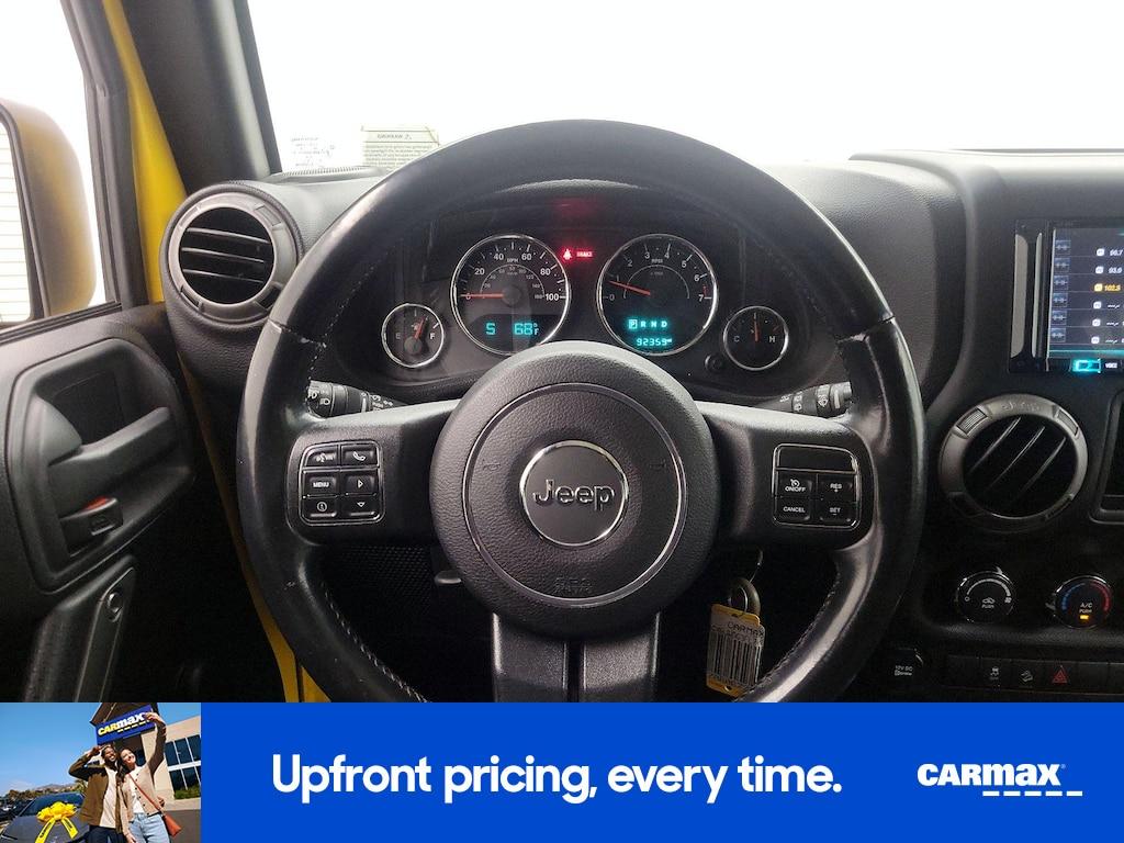 used 2015 Jeep Wrangler car, priced at $17,998