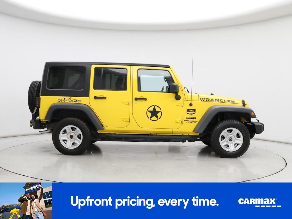 used 2015 Jeep Wrangler car, priced at $17,998