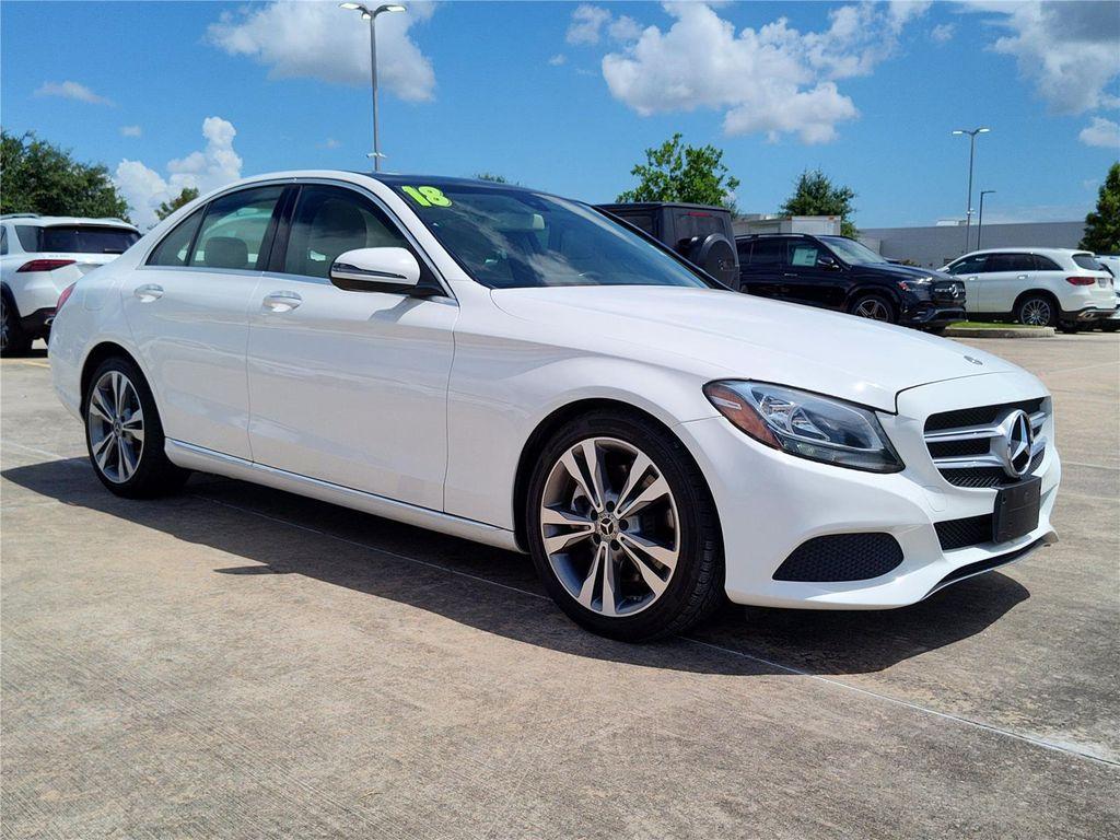 used 2018 Mercedes-Benz C-Class car, priced at $22,888