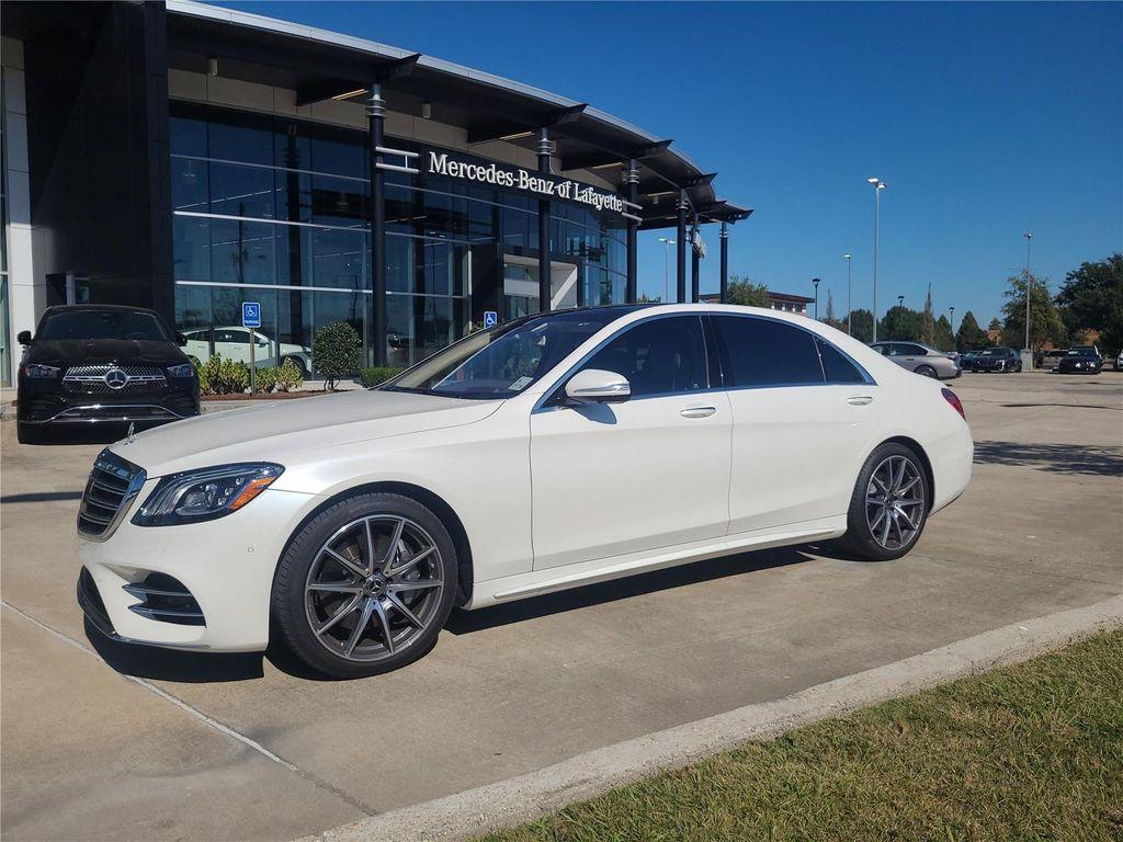 used 2020 Mercedes-Benz S-Class car, priced at $49,500