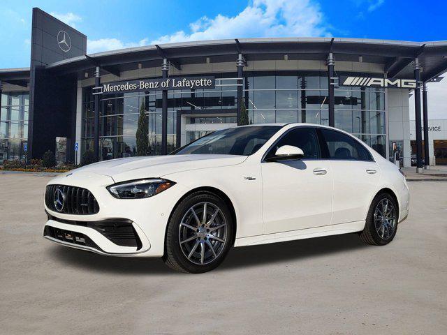new 2025 Mercedes-Benz AMG C 43 car, priced at $67,300