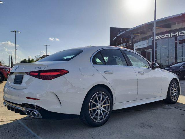 new 2025 Mercedes-Benz AMG C 43 car, priced at $67,300