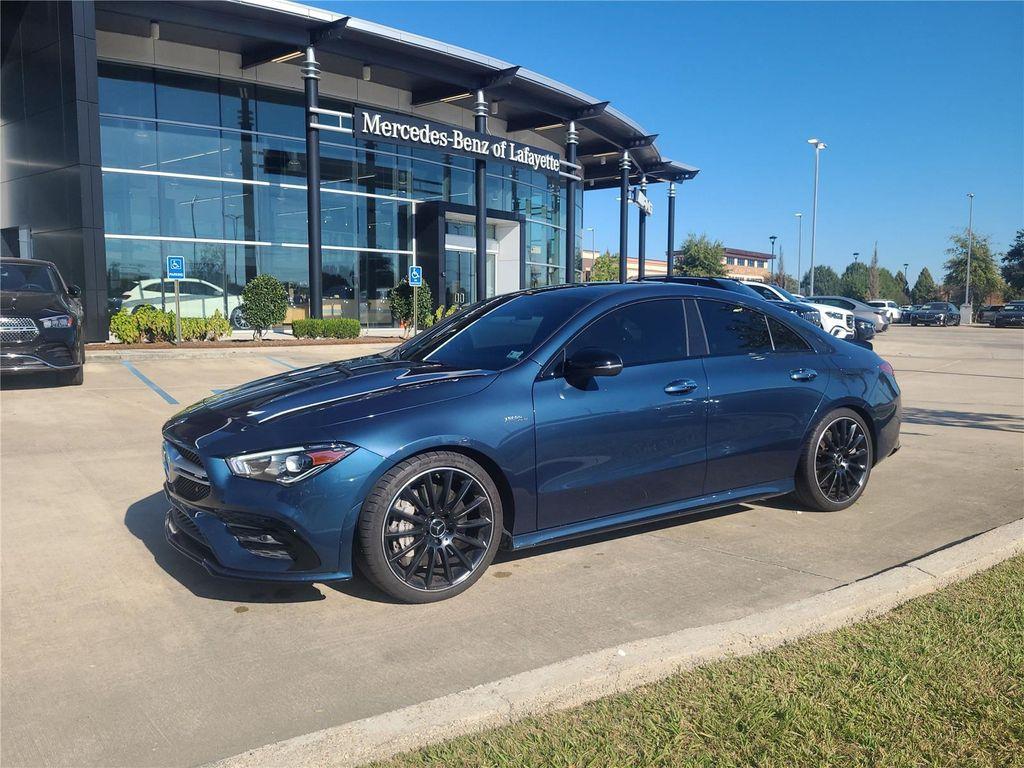 used 2021 Mercedes-Benz AMG CLA 35 car, priced at $31,900