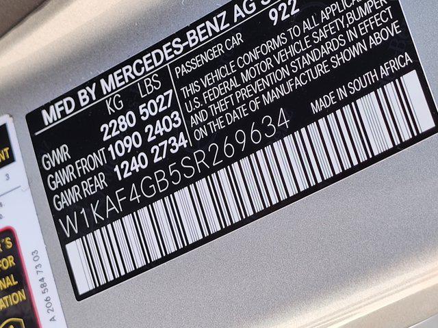 used 2025 Mercedes-Benz C-Class car, priced at $52,435