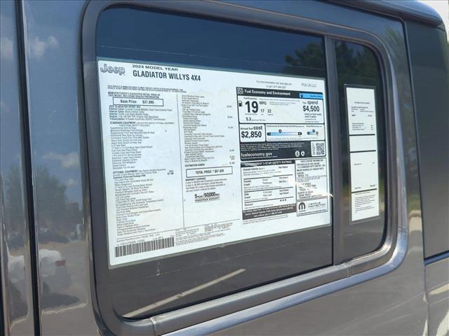 new 2024 Jeep Gladiator car, priced at $41,000