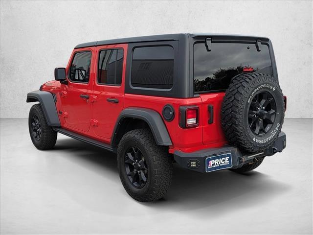 used 2023 Jeep Wrangler car, priced at $32,995