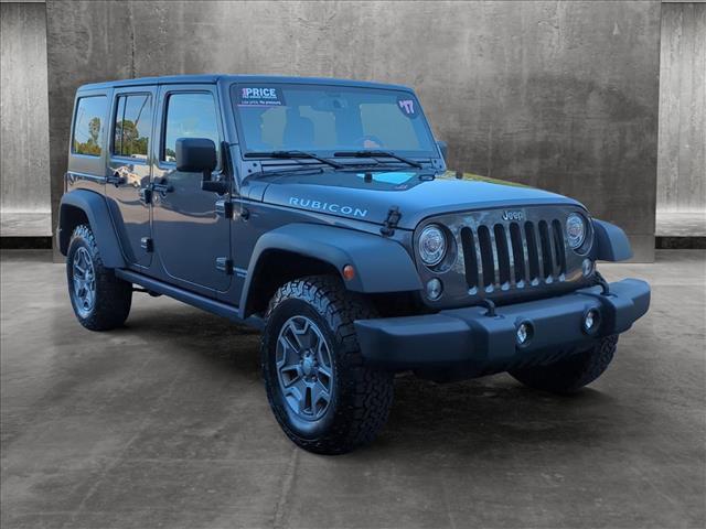 used 2017 Jeep Wrangler Unlimited car, priced at $25,127