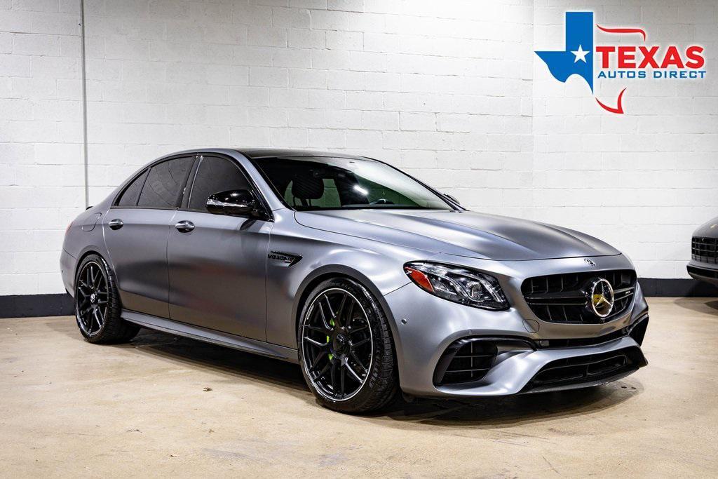 used 2018 Mercedes-Benz AMG E 63 car, priced at $43,777
