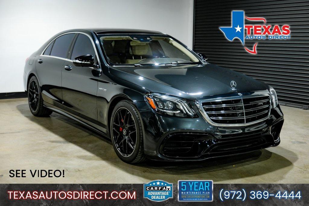 used 2020 Mercedes-Benz AMG S 63 car, priced at $57,977