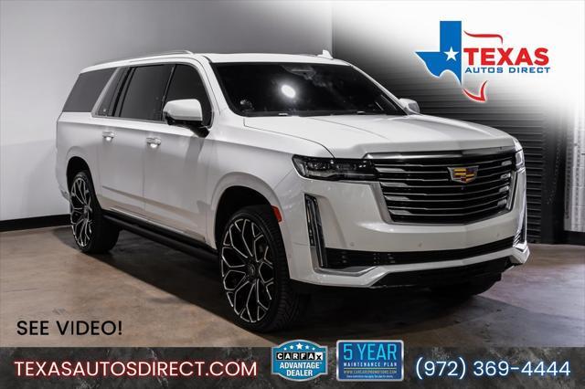 used 2021 Cadillac Escalade ESV car, priced at $60,777