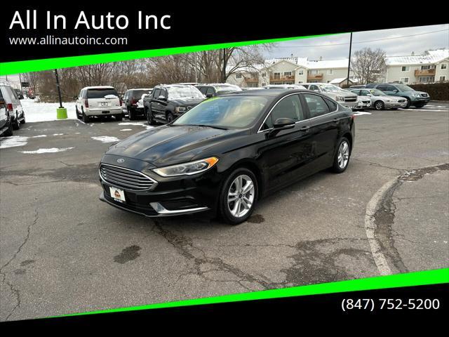 used 2018 Ford Fusion car, priced at $13,487