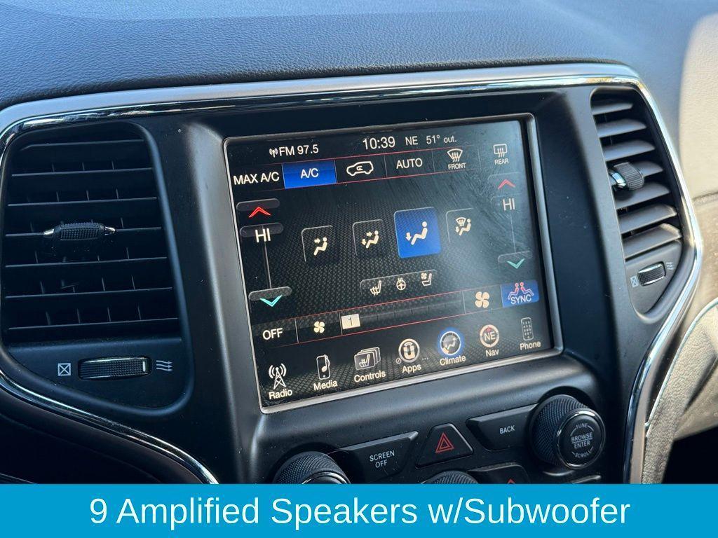 used 2017 Jeep Grand Cherokee car, priced at $17,795