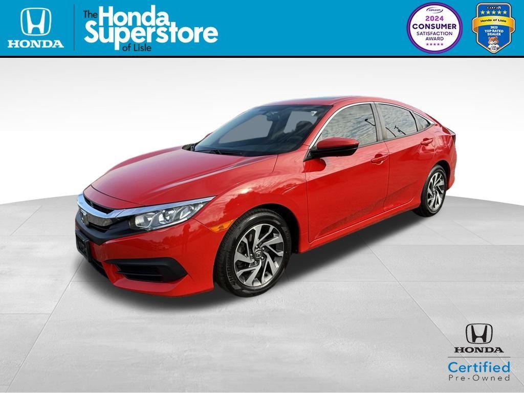 used 2018 Honda Civic car, priced at $18,598