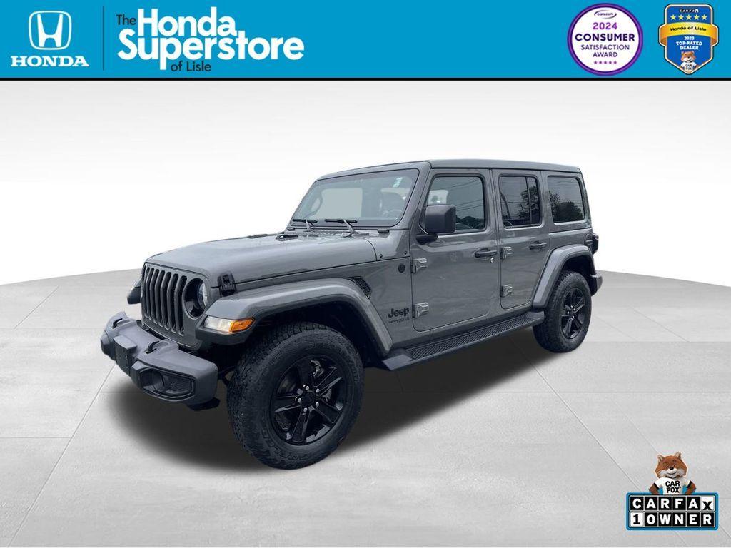 used 2021 Jeep Wrangler Unlimited car, priced at $34,862