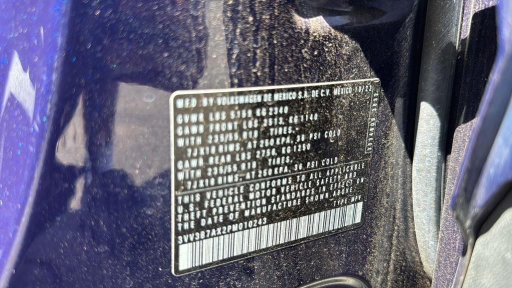 used 2023 Volkswagen Tiguan car, priced at $21,487