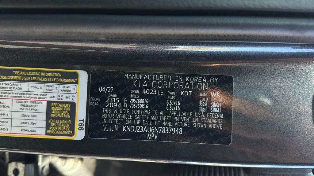 used 2022 Kia Soul car, priced at $15,999