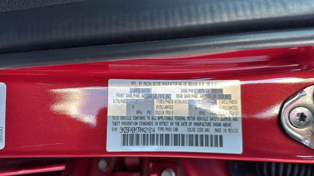 used 2024 Mazda Mazda3 car, priced at $20,999