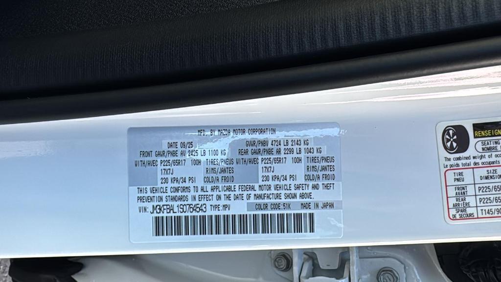 new 2025 Mazda CX-5 car, priced at $30,949