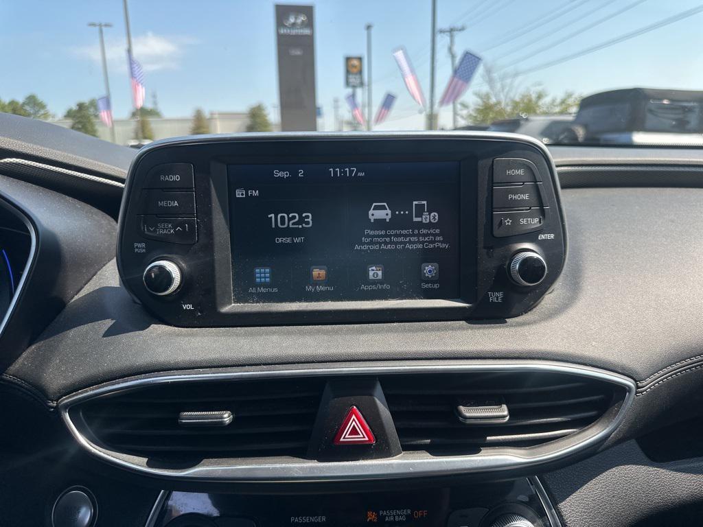 used 2019 Hyundai Santa Fe car, priced at $17,497