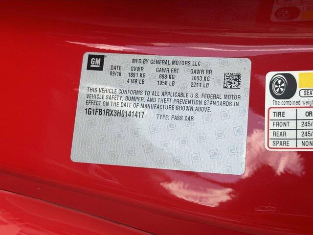 used 2017 Chevrolet Camaro car, priced at $14,900