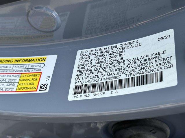 used 2021 Honda Accord car, priced at $20,990