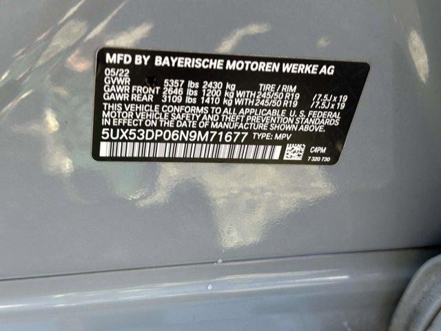 used 2022 BMW X3 car, priced at $27,890