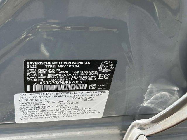 used 2022 BMW X3 car, priced at $23,890