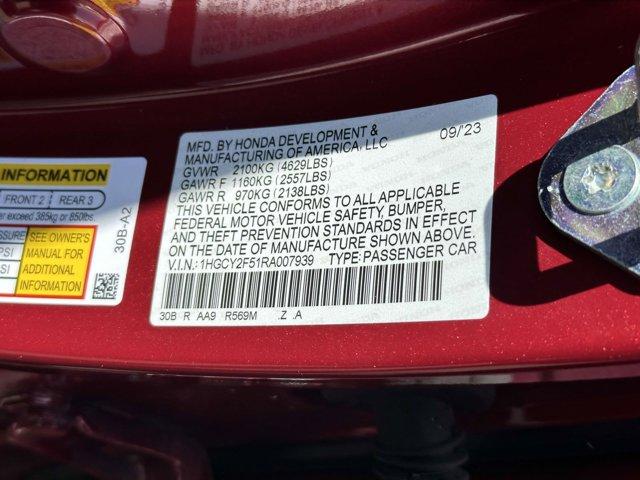 used 2024 Honda Accord Hybrid car, priced at $23,890