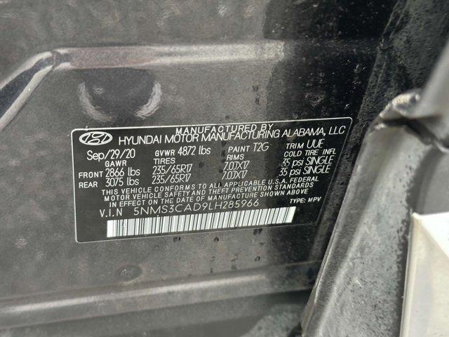 used 2020 Hyundai Santa Fe car, priced at $14,800