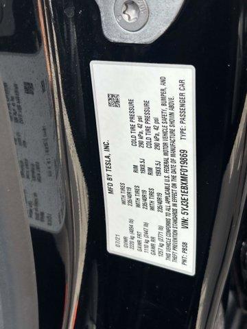 used 2021 Tesla Model 3 car, priced at $23,890