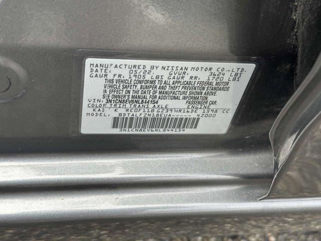 used 2022 Nissan Versa car, priced at $10,700