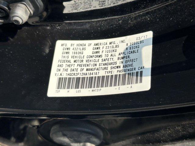 used 2017 Honda Accord car, priced at $12,800