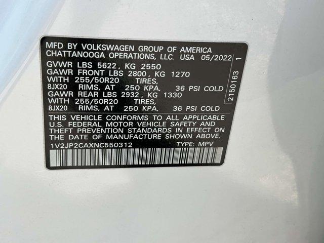 used 2022 Volkswagen Atlas car, priced at $23,800