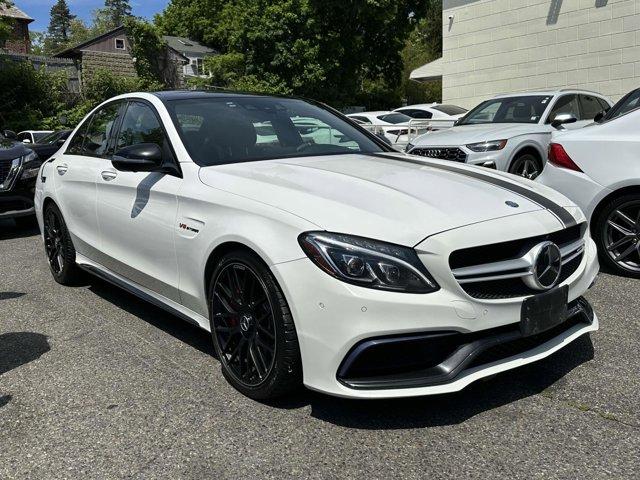 used 2017 Mercedes-Benz AMG C 63 car, priced at $35,990