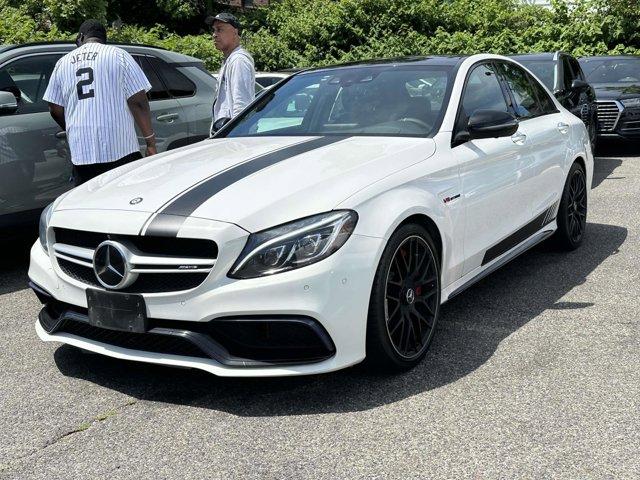 used 2017 Mercedes-Benz AMG C 63 car, priced at $35,990