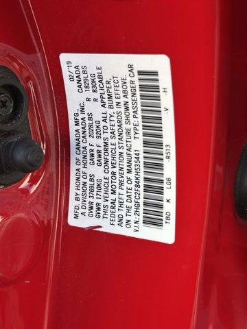 used 2019 Honda Civic car, priced at $14,890