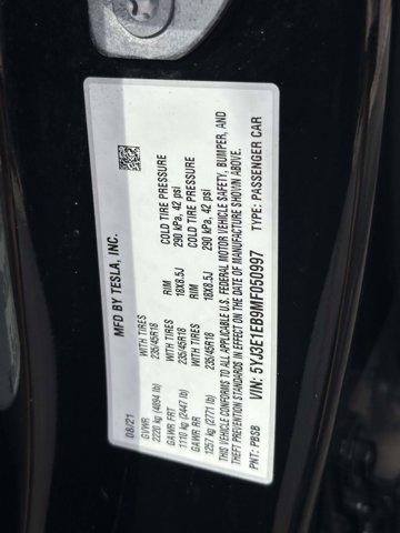 used 2021 Tesla Model 3 car, priced at $22,890