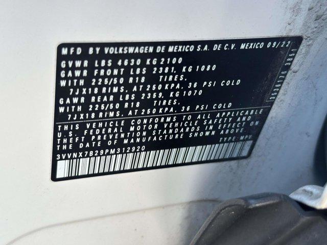 used 2023 Volkswagen Taos car, priced at $16,800