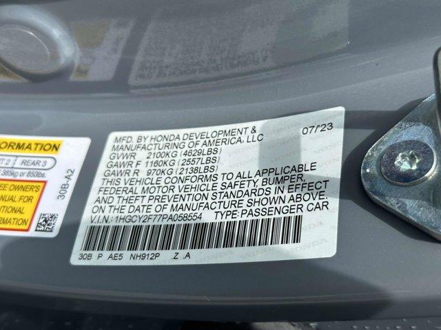 used 2023 Honda Accord Hybrid car, priced at $19,290