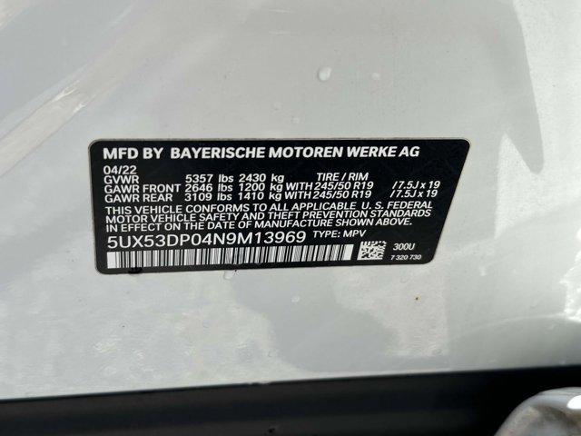 used 2022 BMW X3 car, priced at $21,900